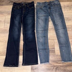 Girls Jeans 10/12  Lot of 2